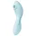 Satisfyer Curvy Trinity 5+ - vibrator za točko G in klitoris - modra