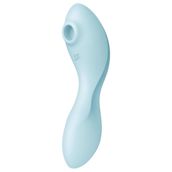 Satisfyer Curvy Trinity 5+ - vibrator za točko G in klitoris - modra