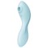 Satisfyer Curvy Trinity 5+ - vibrator za točko G in klitoris - modra
