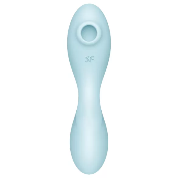 Satisfyer Curvy Trinity 5+ - vibrator za točko G in klitoris - modra