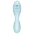 Satisfyer Curvy Trinity 5+ - vibrator za točko G in klitoris - modra