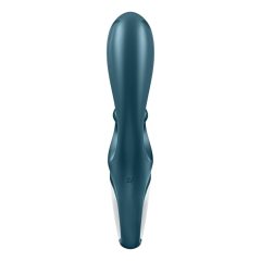   Satisfyer Hug Me - Pametni vibrator s paličico za ponovno polnjenje (sivo-modra)