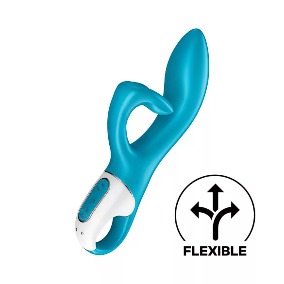 Satisfyer Embrace Me - vibrator za klitoris in G-točko - polnilen - turkizen
