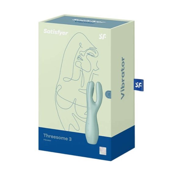 Satisfyer Threesome 3 - klitoralni vibrator za ponovno polnjenje (meta)