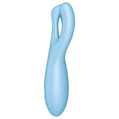   Satisfyer Threesome 4 - pametni klitorisni vibrator za ponovno polnjenje (modri)