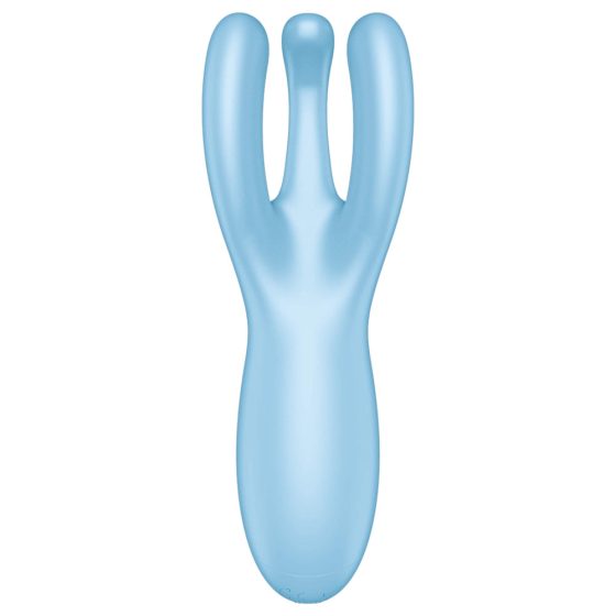 Satisfyer Threesome 4 - pametni klitorisni vibrator za ponovno polnjenje (modri)