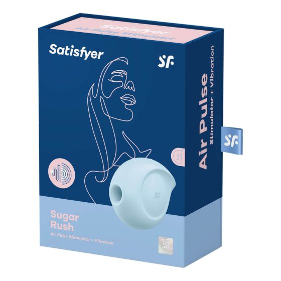 Satisfyer Sugar Rush - zračni klitorisni vibrator z možnostjo polnjenja (moder)