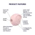 Satisfyer Sugar Rush - vibrator za klitoris z zračnimi valovi - roza