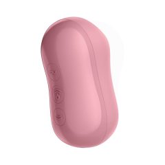   Satisfyer Cotton Candy - zračni klitorisni vibrator z možnostjo polnjenja (koralna barva)