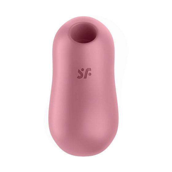 Satisfyer Cotton Candy - zračni klitorisni vibrator z možnostjo polnjenja (koralna barva)