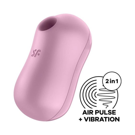 Satisfyer Cotton Candy - zračni klitorisni vibrator za polnjenje (vijolična)