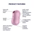 Satisfyer Cotton Candy - klitoralni stimulator z zračnimi valovi - polnilni