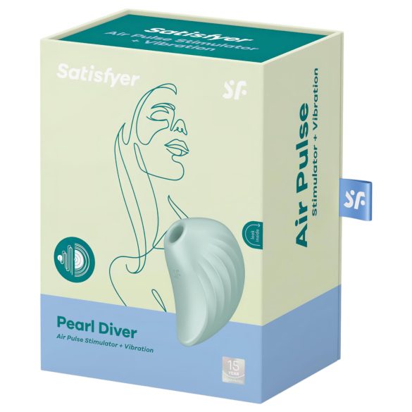 Satisfyer Pearl Diver - vibratorski stimulator klitorisa z zračnimi valovi