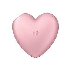   Satisfyer Cutie Heart - brezžični klitoralni vibrator z zračnim valovanjem (roza)
