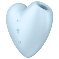   Satisfyer Cutie Heart - klitoralni stimulator z zračnimi valovi - modra
