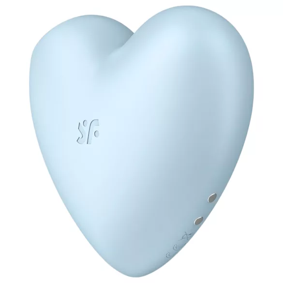 Satisfyer Cutie Heart - klitoralni stimulator z zračnimi valovi - modra