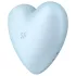 Satisfyer Cutie Heart - klitoralni stimulator z zračnimi valovi - modra