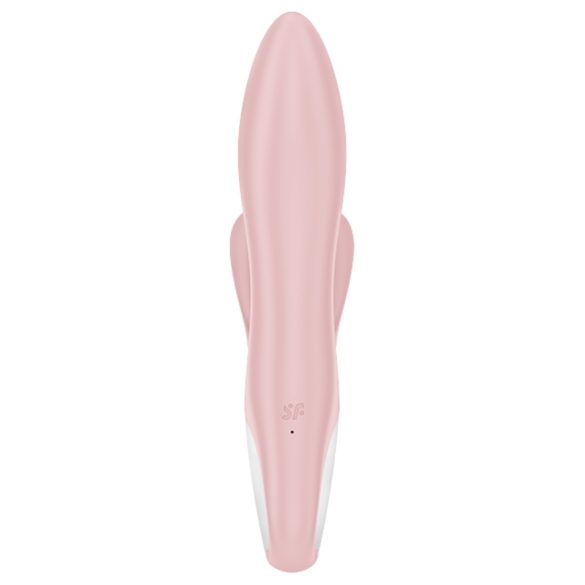 Satisfyer - vibracijski zajček s pumpanjem - roza