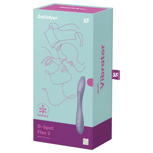 Satisfyer - G-točka vibrator - vodoodporen, polnljiv, vijoličen