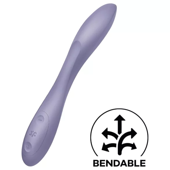 Satisfyer - G-točka vibrator - vodoodporen, polnljiv, vijoličen