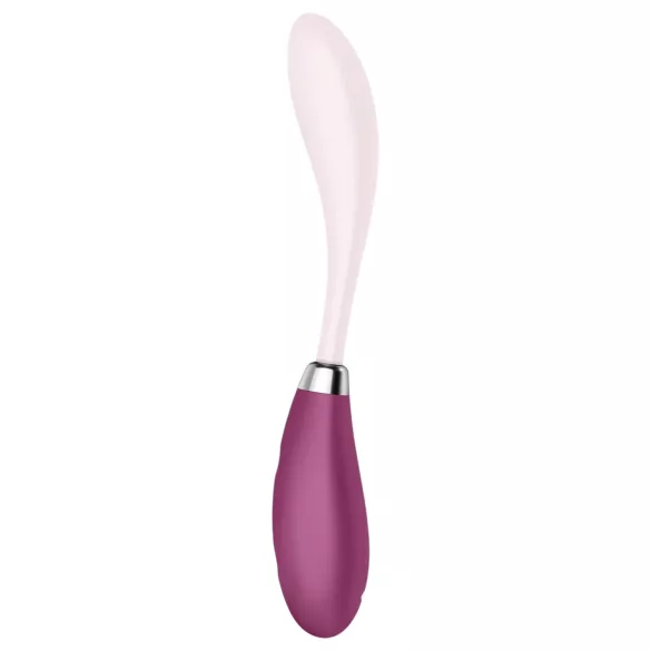 Satisfyer - G-točka vibrator - upogljiv, akumulatorski - roza-rdeč