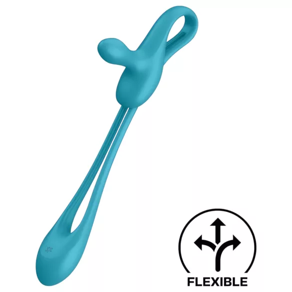 Satisfyer - analni vibrator in erekcijski obroč - akumulatorski, modra