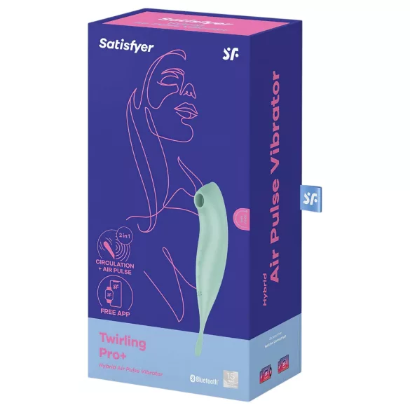 Satisfyer Twirling Pro - aplikacijo upravljan klitoralni vibrator (meta)