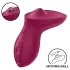 Satisfyer Exciterrr - vibrator za klitoris z vrtljivimi kroglicami - rdeč