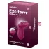 Satisfyer Exciterrr - vibrator za klitoris z vrtljivimi kroglicami - rdeč
