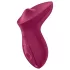 Satisfyer Exciterrr - vibrator za klitoris z vrtljivimi kroglicami - rdeč