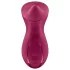 Satisfyer Exciterrr - vibrator za klitoris z vrtljivimi kroglicami - rdeč