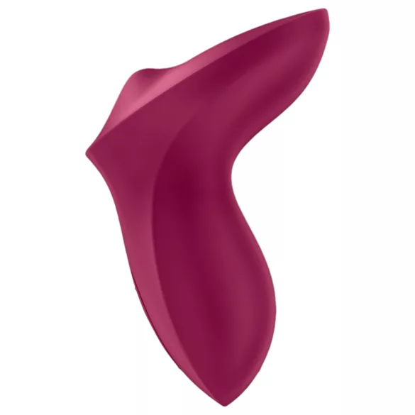 Satisfyer Exciterrr - vibrator za klitoris z vrtljivimi kroglicami - rdeč