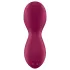 Satisfyer Exciterrr - vibrator za klitoris z vrtljivimi kroglicami - rdeč