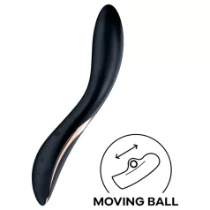   Satisfyer Rrrolling - G-točkovni vibrator z gibljivo kroglico - črn