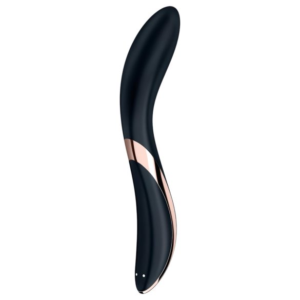 Satisfyer Rrrolling - G-točkovni vibrator z gibljivo kroglico - črn