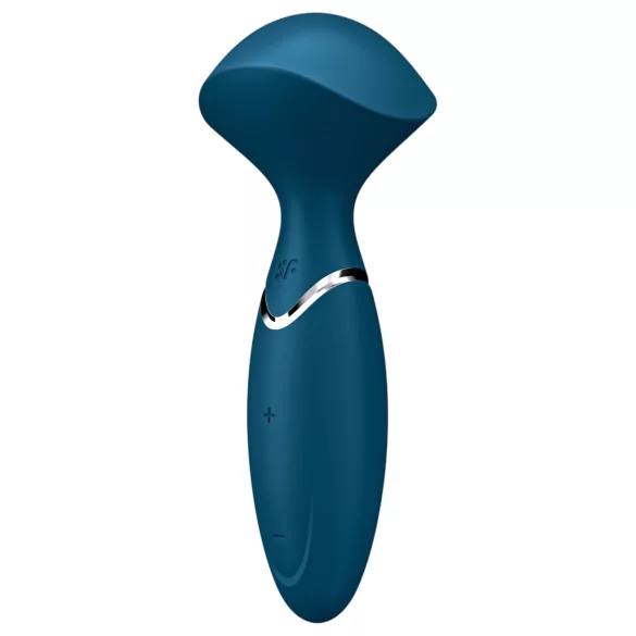 Satisfyer Mini Wand-er - vodoodporni masažni vibrator (moder)