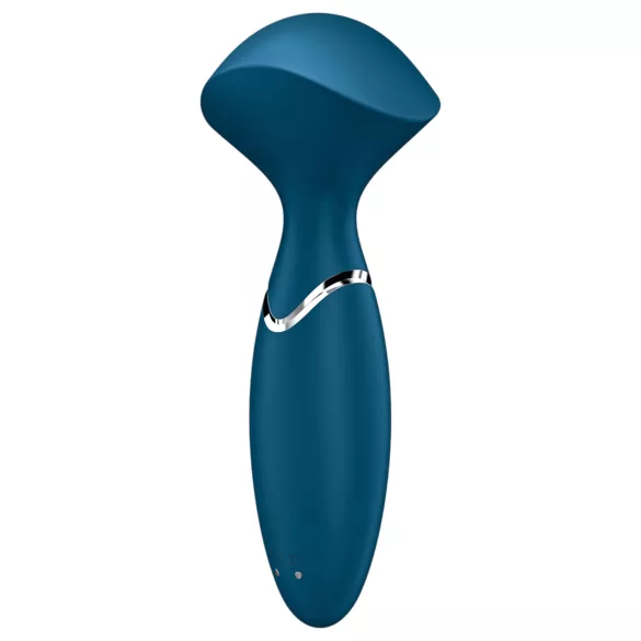 Satisfyer Mini Wand-er - vodoodporni masažni vibrator (moder)