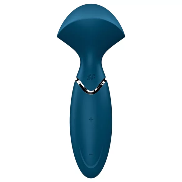 Satisfyer Mini Wand-er - vodoodporni masažni vibrator (moder)