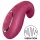 Satisfyer - vibratorski stimulator klitorisa - polnilen - rdeč