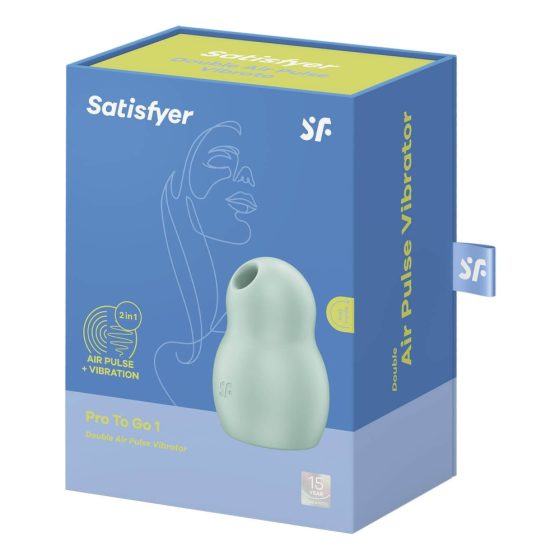 Satisfyer Pro To Go 1 - zračni klitorisni vibrator za polnjenje (meta)