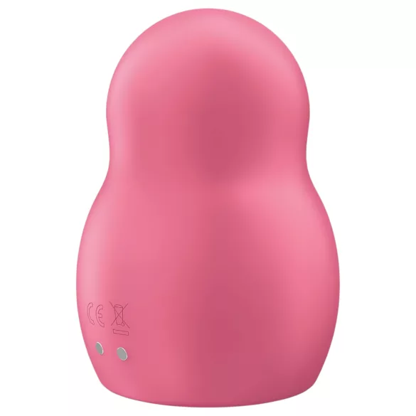 Satisfyer Pro To Go 1 - stimulator klitorisa z zračnimi valovi - polnilec - rdeč
