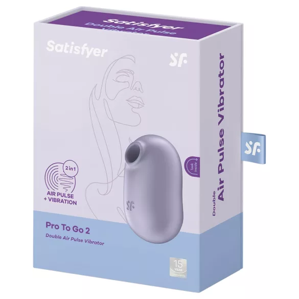 Satisfyer Pro To Go 2 - polnilni stimulator klitorisa z zračnimi pulzi