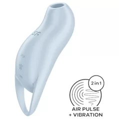   Satisfyer Pocket Pro 1 - stimulator klitorisa na zračne valove - modra