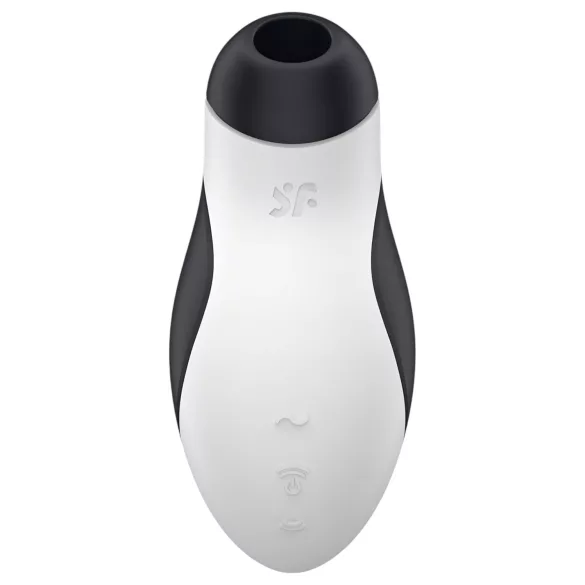 Satisfyer Orca - vodoodporen vibrator za klitoris z zračnimi valovi (črno-beli)