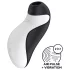 Satisfyer Orca - vodoodporen vibrator za klitoris z zračnimi valovi (črno-beli)
