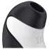 Satisfyer Orca - vodoodporen vibrator za klitoris z zračnimi valovi (črno-beli)
