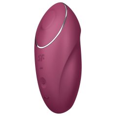 Satisfyer - vibrator in stimulator klitorisa 2v1 - rdeča