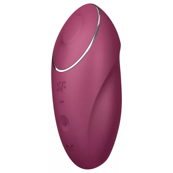 Satisfyer - vibrator in stimulator klitorisa 2v1 - rdeča