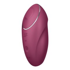   Satisfyer Tap & Climax 1 - vibrator in stimulator klitorisa 2v1 (rdeča)