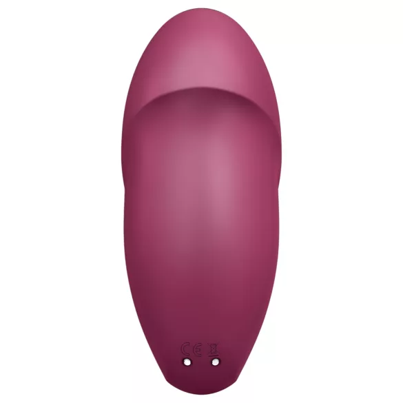 Satisfyer - vibrator in stimulator klitorisa 2v1 - rdeča